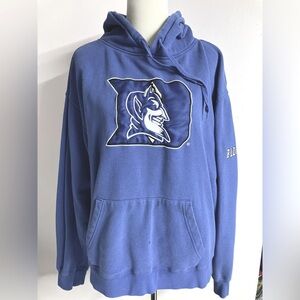 Duke University Blue Devils Men’s Pullover Hoodie, XL, Faded Blue, by Stadium